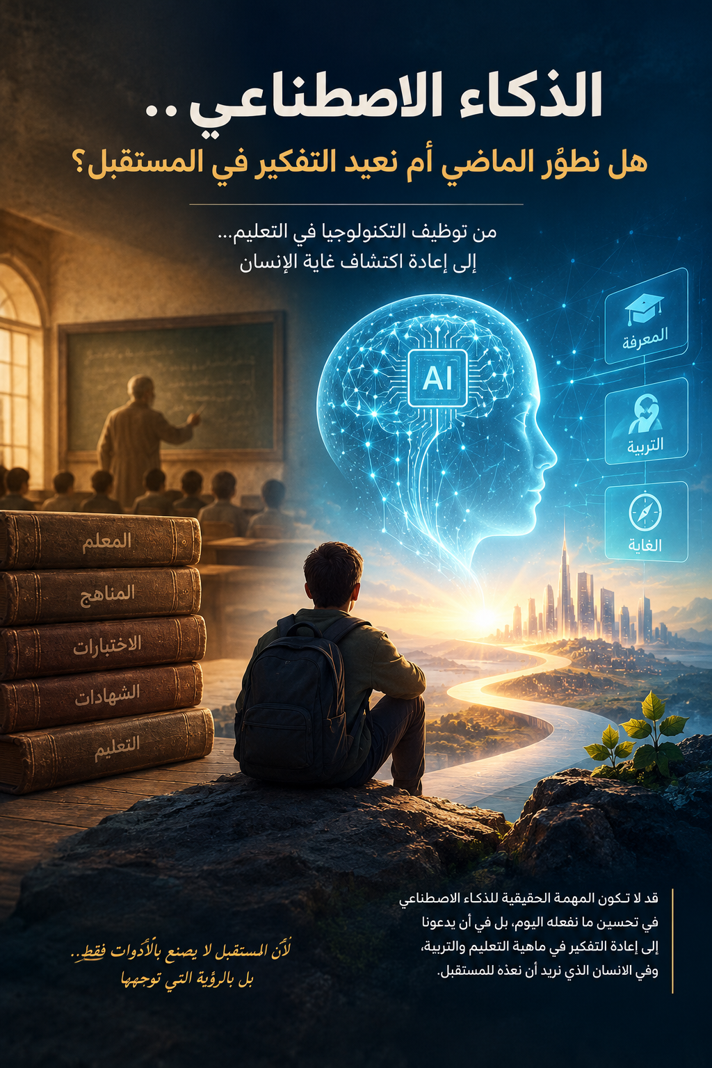 الذكاء الاصطناعي.. هل نطوّر الماضي أم نعيد التفكير في المستقبل؟